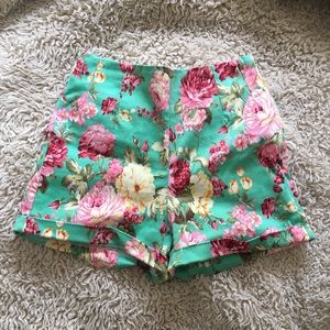 Brandy floral shorts